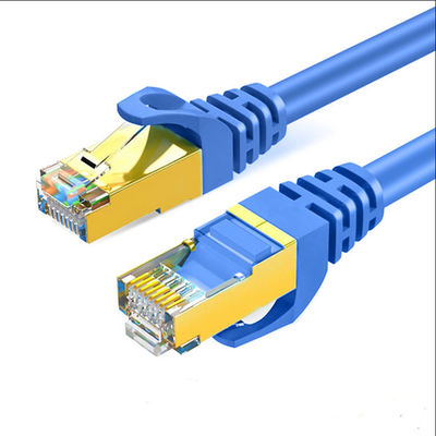 کابل اترنت محافظ Cat6 Rj45 SFTP ، کابل پچ در فضای باز Cat6 برای ارتباطات از راه دور