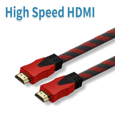 کابل 1080P مسی 19 پین نر به مرد کابل HDMI پرسرعت با اترنت