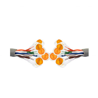 دکمه شفاف نارنجی ضد آب ضد آب اتصال سیم اتصال K2 Butt Splice