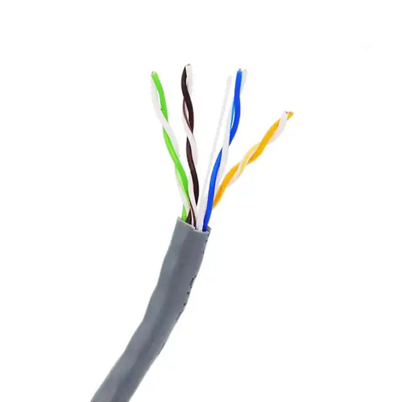 شبکه ای کارآمد با مواد ژاکت کابل اترنت دسته 5e PVC
