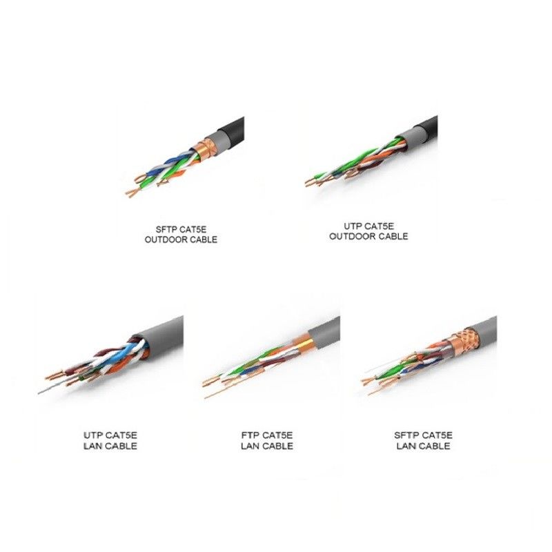 کابل شبکه 300 ولت دسته 5e کابل مس / CCA با سرعت 1000Mbps