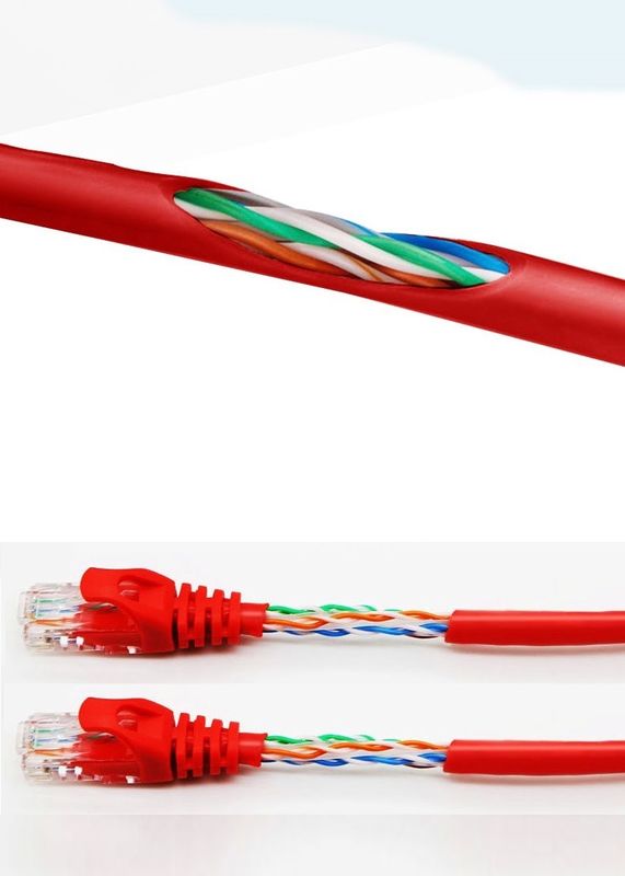 UTP Shield 24AWG Cat6 Patch Cord Ethernet Patch Cable برای اتصال بدون درز