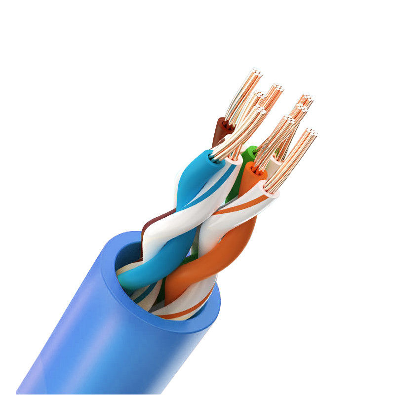 کابل پچ UTP 4PR 24AWG 1M Cat5e ، کابل اترنت Cat5e 50 Ft