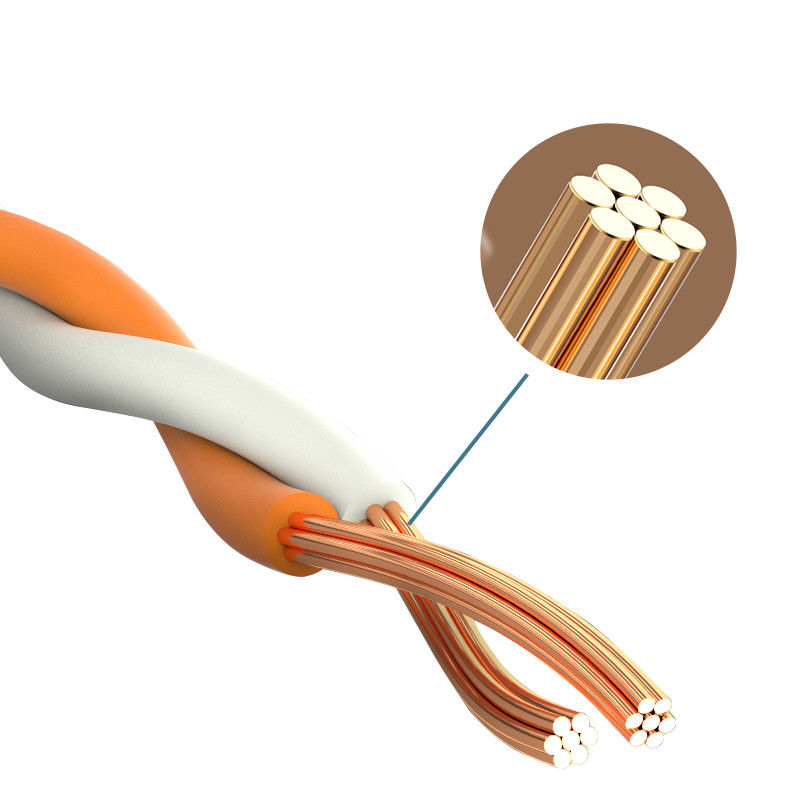 سیم پچ سیاه و سفید 1M 2M 3M 5M 10M 24AWG 4 جفت Cat7