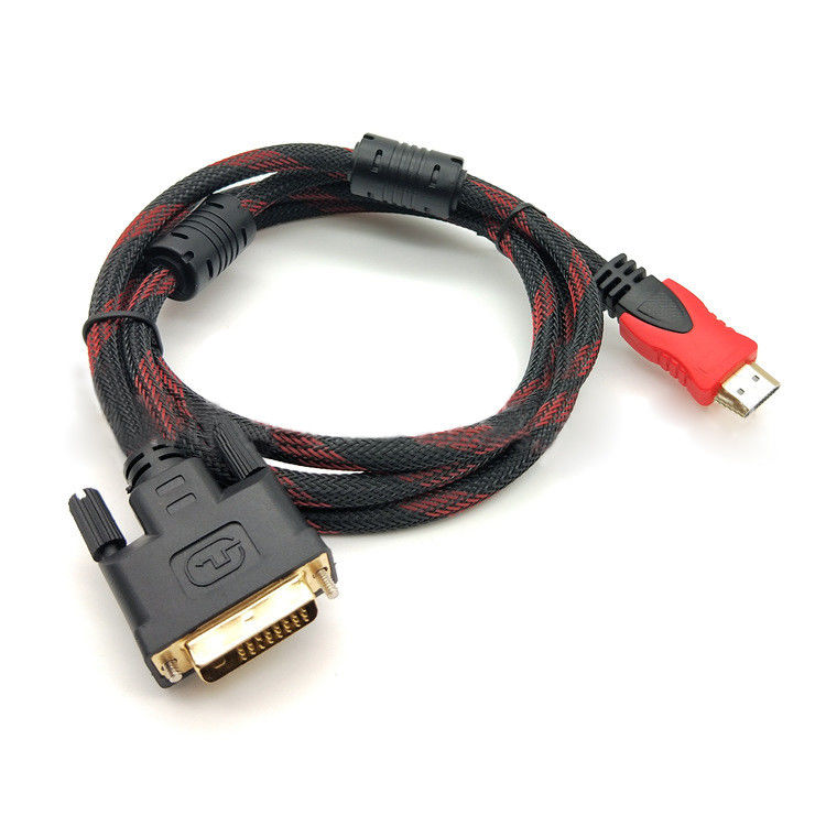 روکش طلای 24K HDMI با سرعت بالا با اترنت برای LCD DVD HDTV XBOX PS3