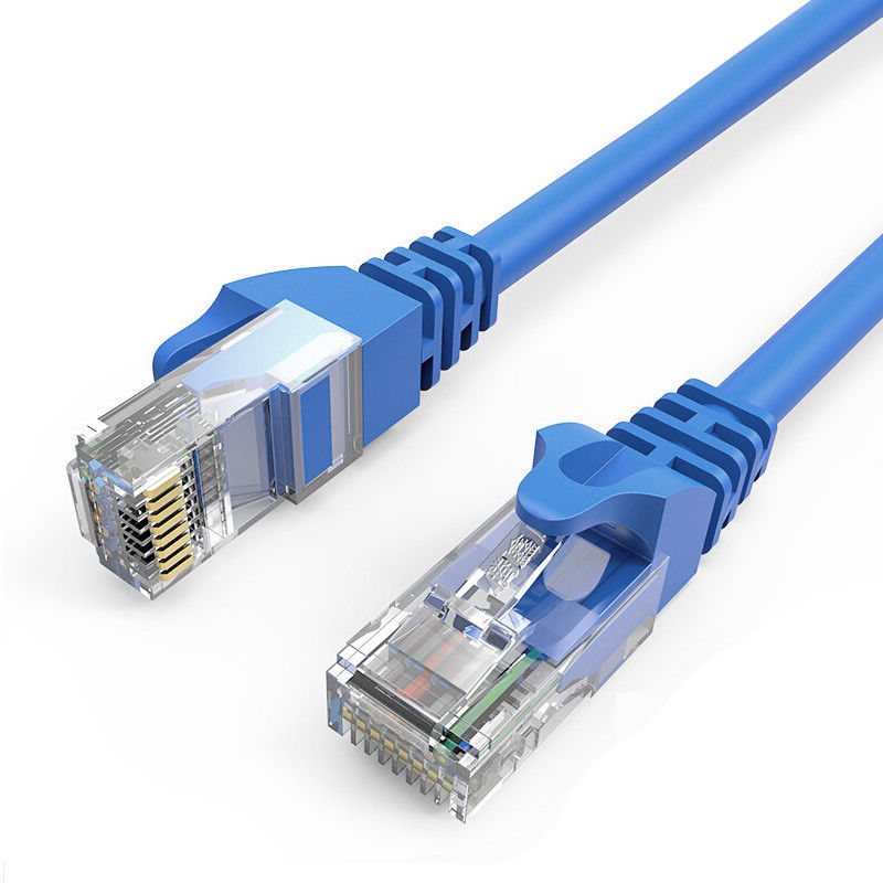 طلا انداز اتصال UTP BC CCA Cat5e پچ سیم برای بازی