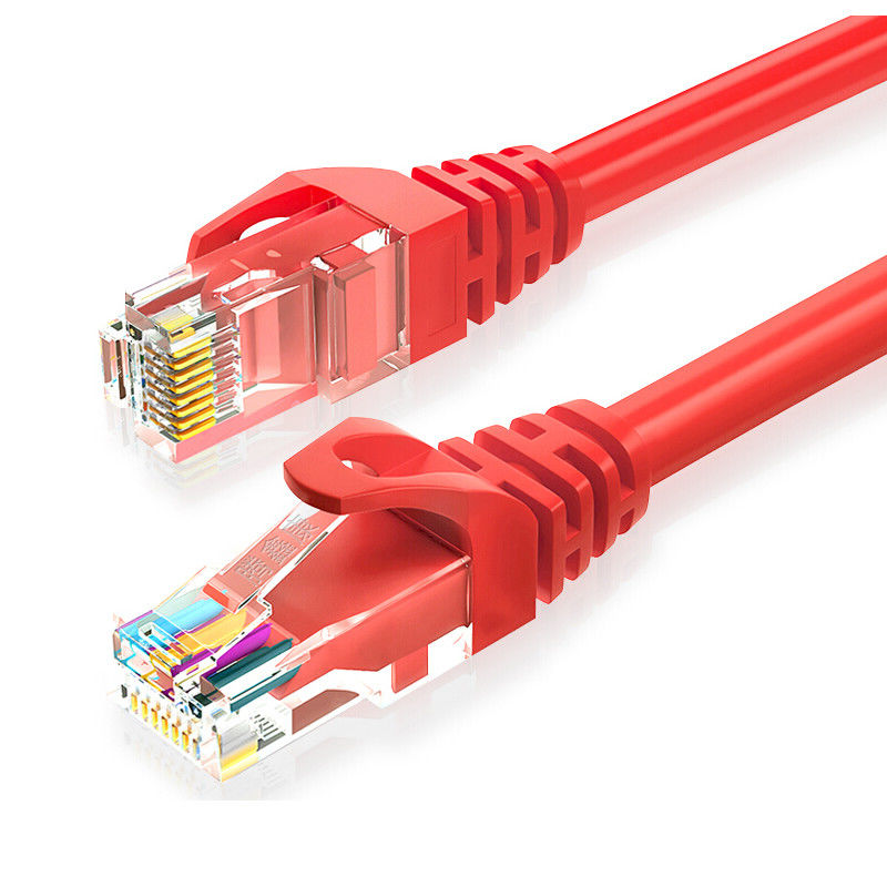 طلا انداز اتصال UTP BC CCA Cat5e پچ سیم برای بازی