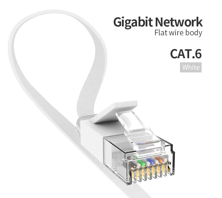 24AWG FTP UTP Cat6 Patch Cord، Amp Patch Cord Cat6 For Ethernet