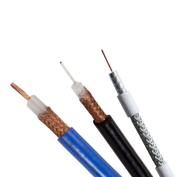 کابل تلویزیون کواکسیال RG6 RG7 RG213 RG11 RF RG58 رنگ سیاه