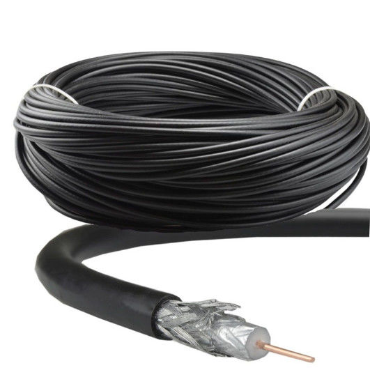 کابل تلویزیون کواکسیال RG6 RG7 RG213 RG11 RF RG58 رنگ سیاه