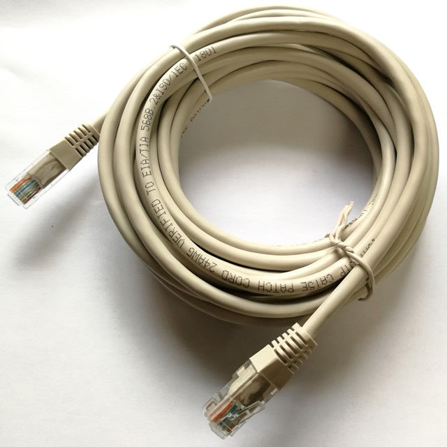 کابل پچ کابل شبکه Ethernet UTP Cat5e Rj45 To RJ45 زرد