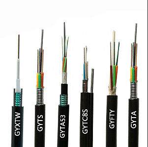 کابل فیبر نوری GYTC8S GJFJV GJXH GJXFH 128 هسته 4000 متر / حلقه