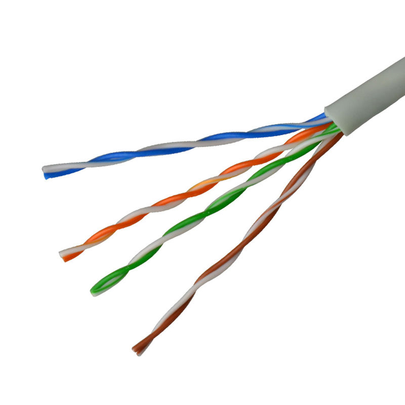 305M Cat5 Network Roll UTP Cat5e Lan کابل رنگ خاکستری