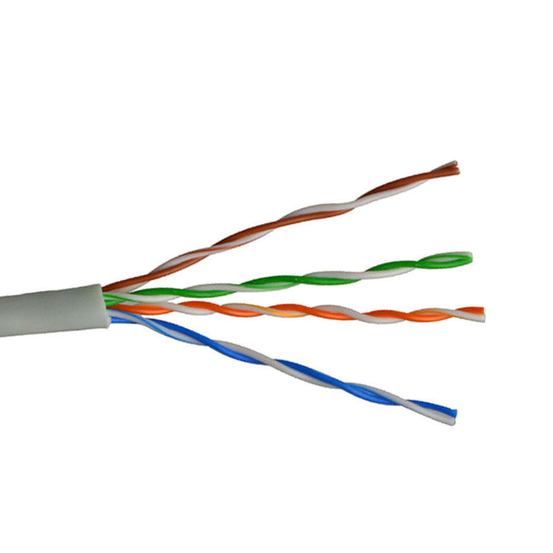 305M Cat5 Network Roll UTP Cat5e Lan کابل رنگ خاکستری