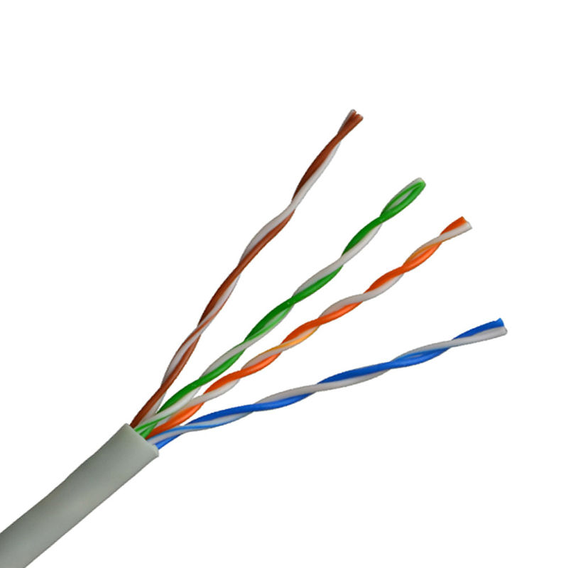 305M Cat5 Network Roll UTP Cat5e Lan کابل رنگ خاکستری