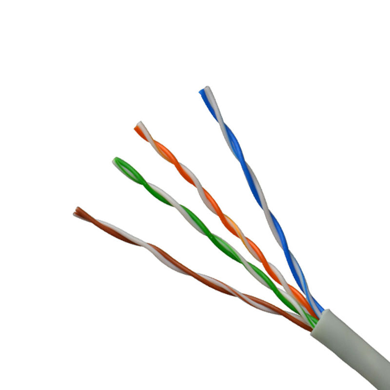 305M Cat5 Network Roll UTP Cat5e Lan کابل رنگ خاکستری