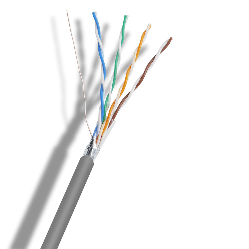 305 متر FTP Cat6 سیم سیم پیچ خورده شبکه کابل شبکه Ethernet Shield FTP مس