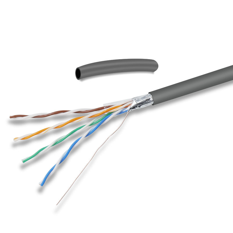 305 متر FTP Cat6 سیم سیم پیچ خورده شبکه کابل شبکه Ethernet Shield FTP مس
