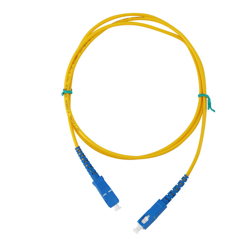SC APC LC UPC Duplex Single Mode G657A G652D فیبر نوری وصله بند ناف فیبر جامپر