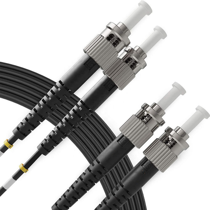 SC APC Duplex Single Mode Patch Cord فیبر نوری 1M طول
