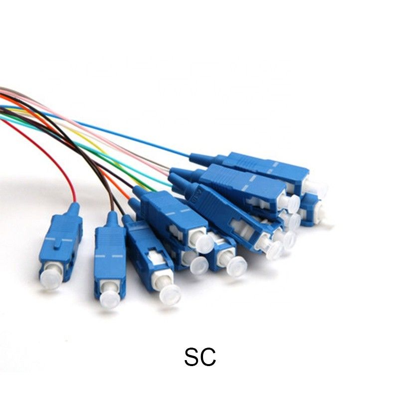 SC UPC FC LC SM G652D G657A Patch Cord Cord Pigtail SC 12 Core Optic Fiber Patch Cord