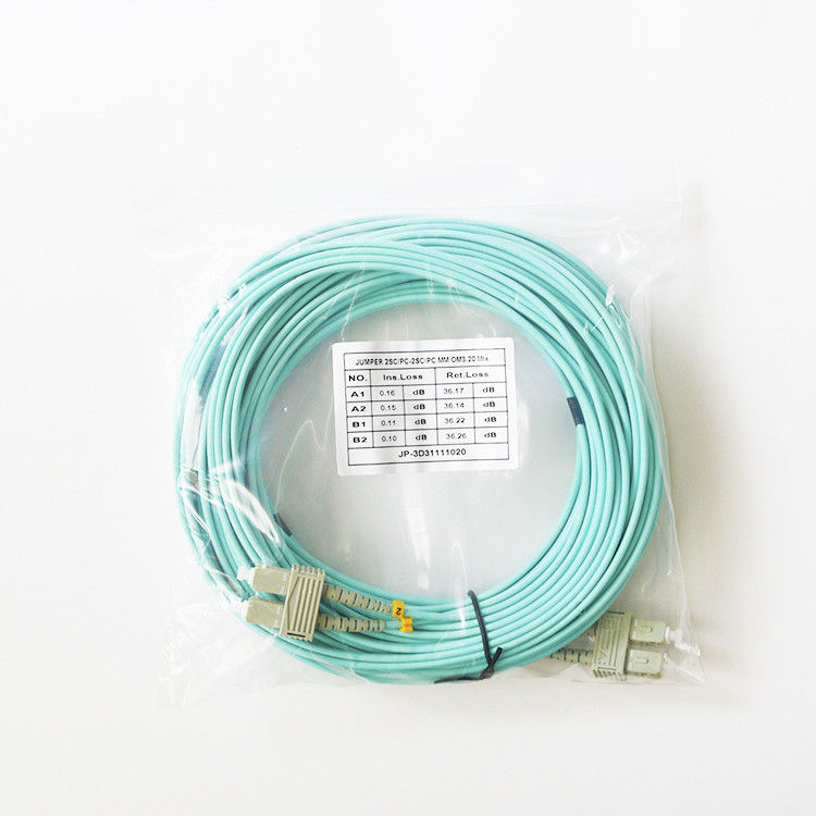 وصله سیم فیبر نوری دوبلکس / UPC MM OM3 2.0mm / 3.0mm
