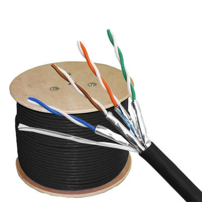 CAT6A کابل محافظ 4 جفت 23AWG مس خالص 1000FT 305M رول